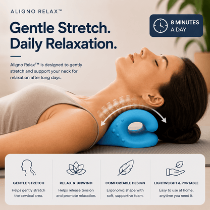 Aligno Relax™ – Cervical Neck Stretcher & Relaxation Support - Aligno