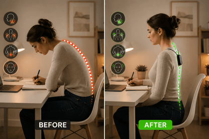 Aligno Sense™ Smart Posture Corrector | Vibrating Posture Trainer - Aligno