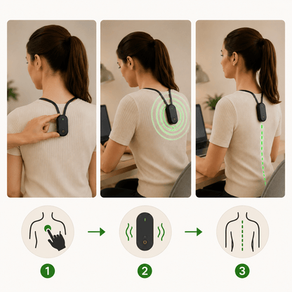 Aligno Sense™ Smart Posture Corrector | Vibrating Posture Trainer - Aligno