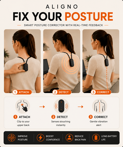 Aligno Sense™ | Smart Posture Trainer - Aligno