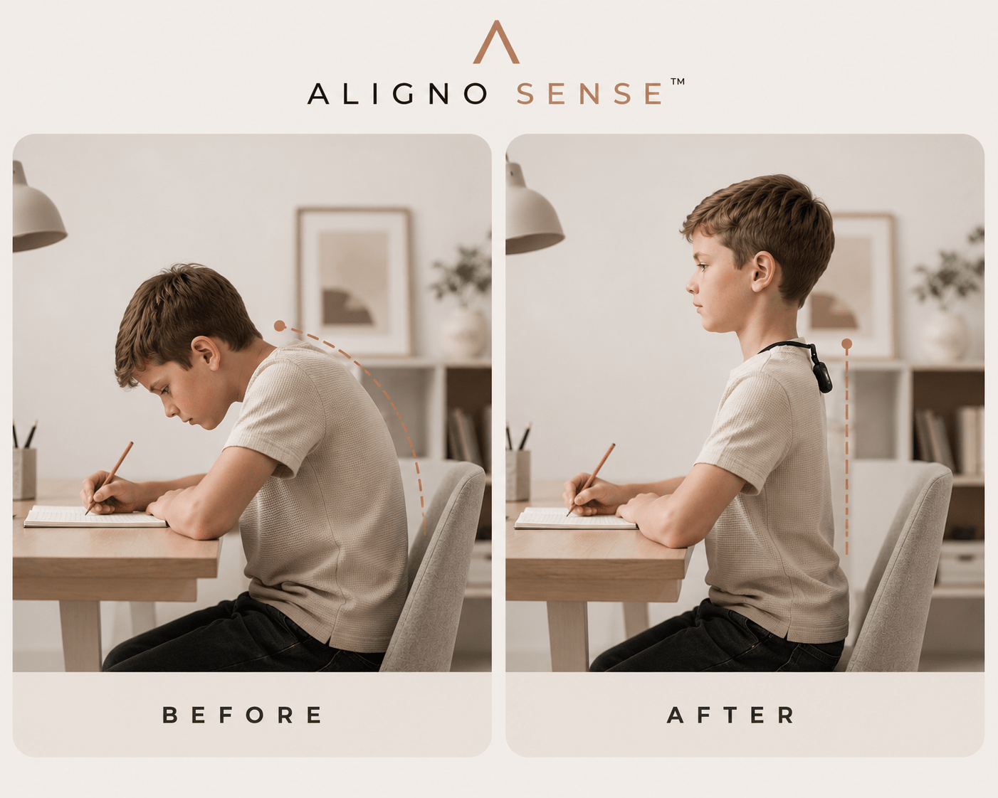 Aligno Sense™ | Smart Posture Trainer - Aligno