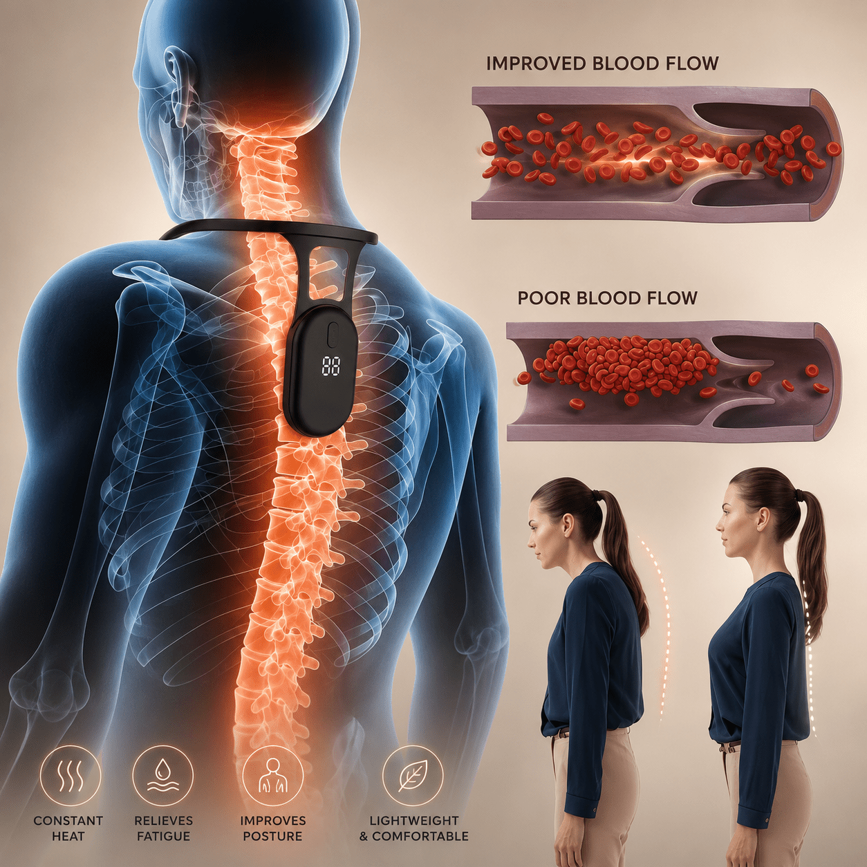 Aligno Sense™ | Smart Posture Trainer - Aligno