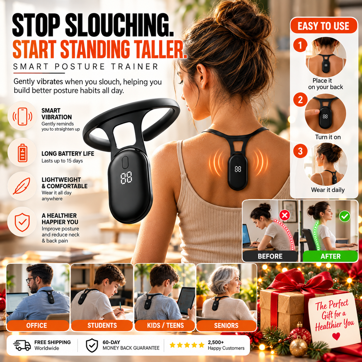 Aligno Sense smart posture trainer overview